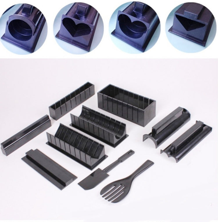 11 in 1 Sushi Mold With Sushi Knife Rice Ball Mold DIY Home Creative Sushi Roll Set