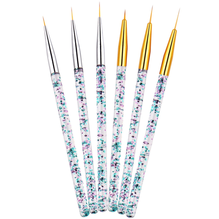 3pcs / Set Nail Art Brush Tool Acrylic Nail Crystal Carving Phototherapy Drawing Pen