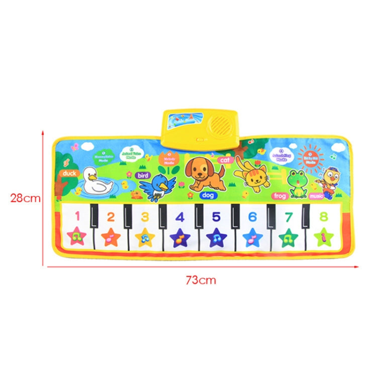 Piano Musical Touch Carpet Children Early Education Music Keyboard Playmat