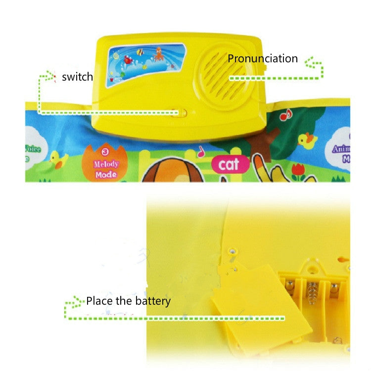 Piano Musical Touch Carpet Children Early Education Music Keyboard Playmat