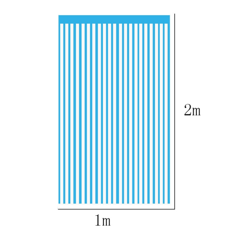 5 PCS 1 x 2m  Light Rain Silk Curtain Holiday Party Decoration Photo Background Wall Decoration