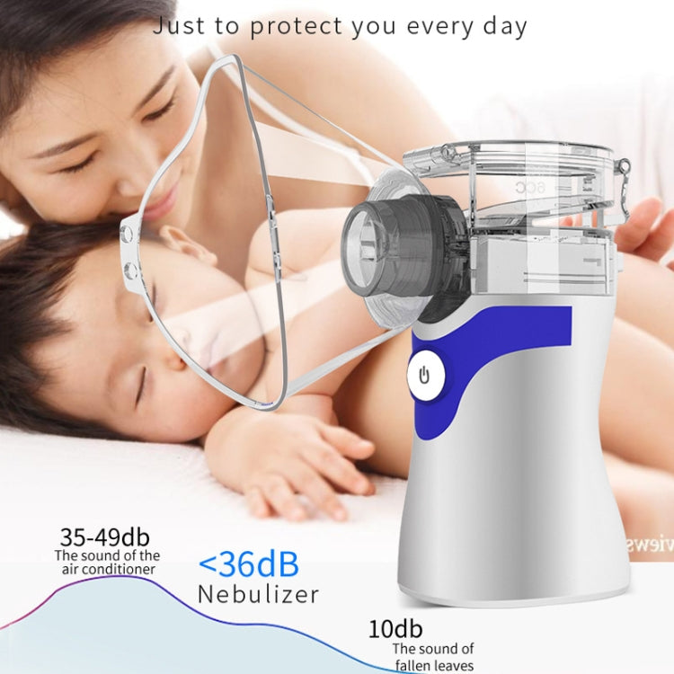 YMK-W6 Children Adult Ultrasonic Portable Micro-Mesh Atomizer Household Handheld Two-Speed Adjustable Compression Atomizer