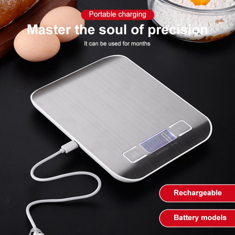 Stainless Steel Small Food Electronic Scale Kitchen Portable Baking Electronic Scale