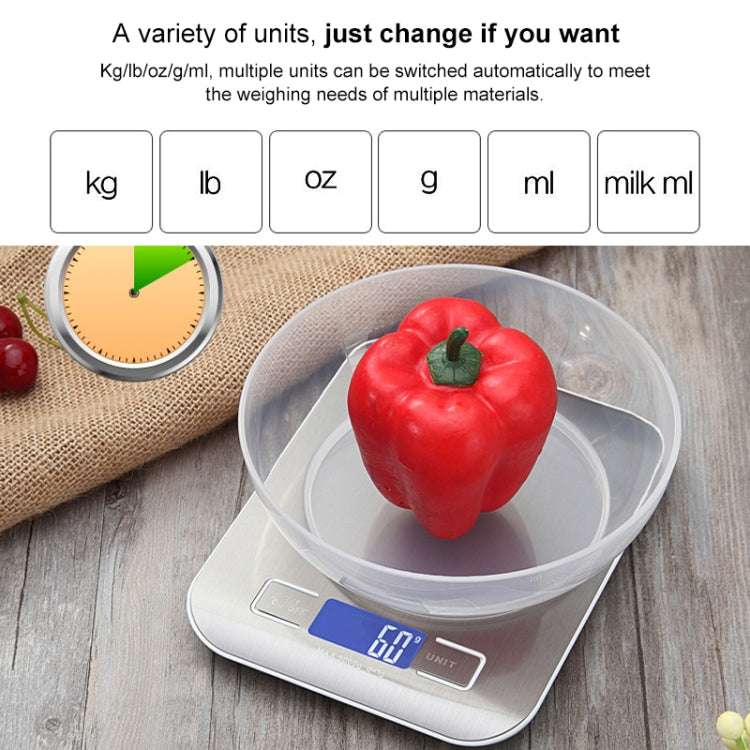 Stainless Steel Small Food Electronic Scale Kitchen Portable Baking Electronic Scale