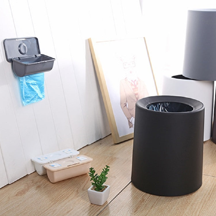 Wall-Mounted Removable Plastic Garbage Bag Storage Box