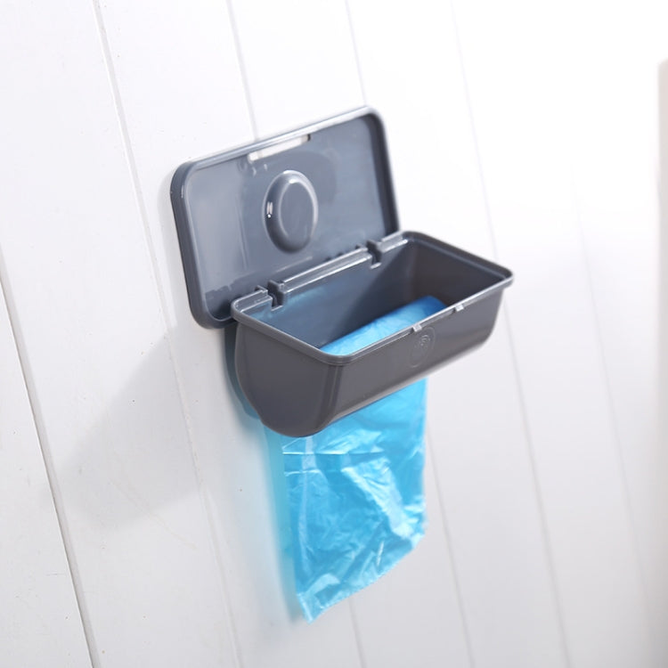 Wall-Mounted Removable Plastic Garbage Bag Storage Box