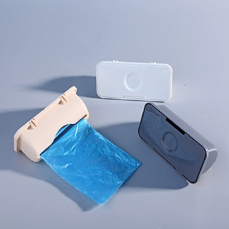 Wall-Mounted Removable Plastic Garbage Bag Storage Box