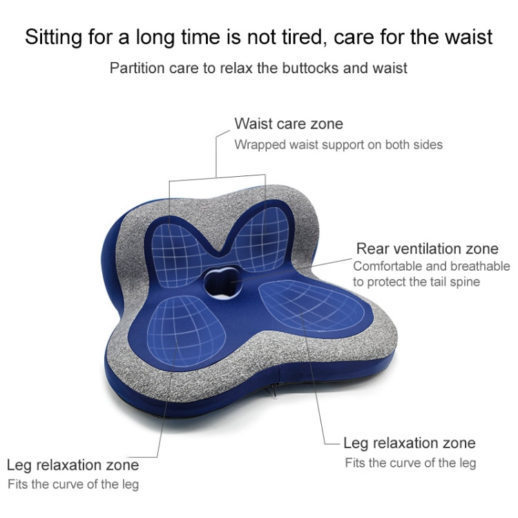 Memory Foam Petal Cushion Office Chair Home Car Seat Cushion