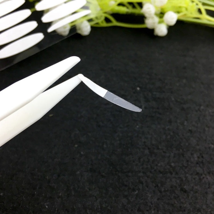 100 PCS Lace Double Eyelid Sticker Plastic Tweezers Mask Clip Beauty Clip