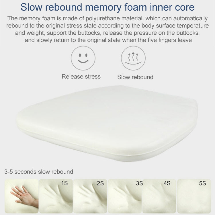 Memory Foam Thicken Stool Cushion Sofa Window Sill Bay Window Seat Cushion