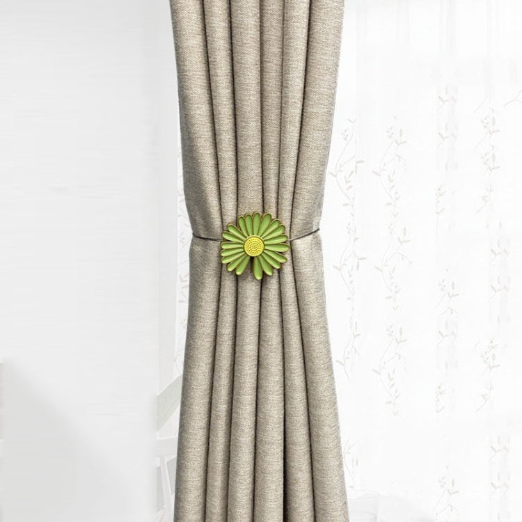 NYJ015 Small Daisy Simple Magnet Curtain Buckle