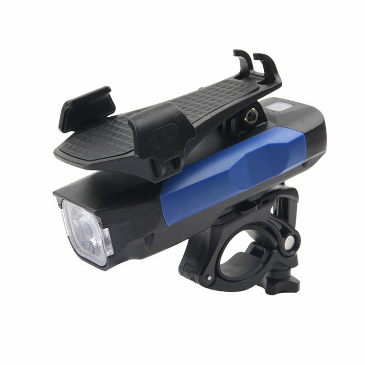 500LM Bicycle Light Mobile Phone Holder Multi-Function Riding Front Light With Horn