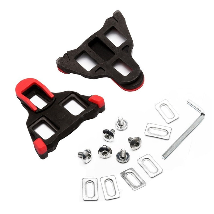 1 Pair Bicycle Splint Set 6 Degrees Road Lock Plate Special For Road Bike Shoes