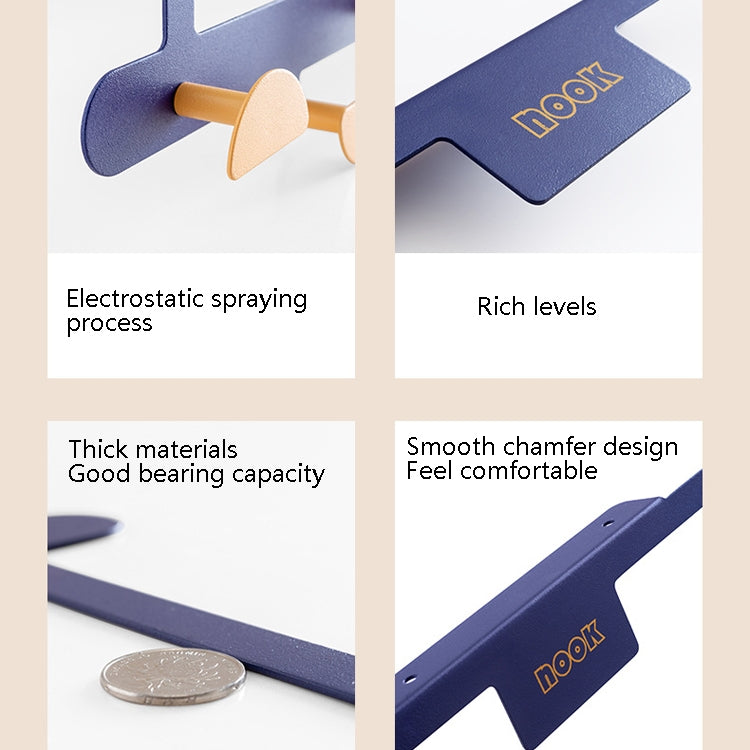 Iron Door Rear Hook Rack Hanger Hook Creative Bathroom Kitchen Hook