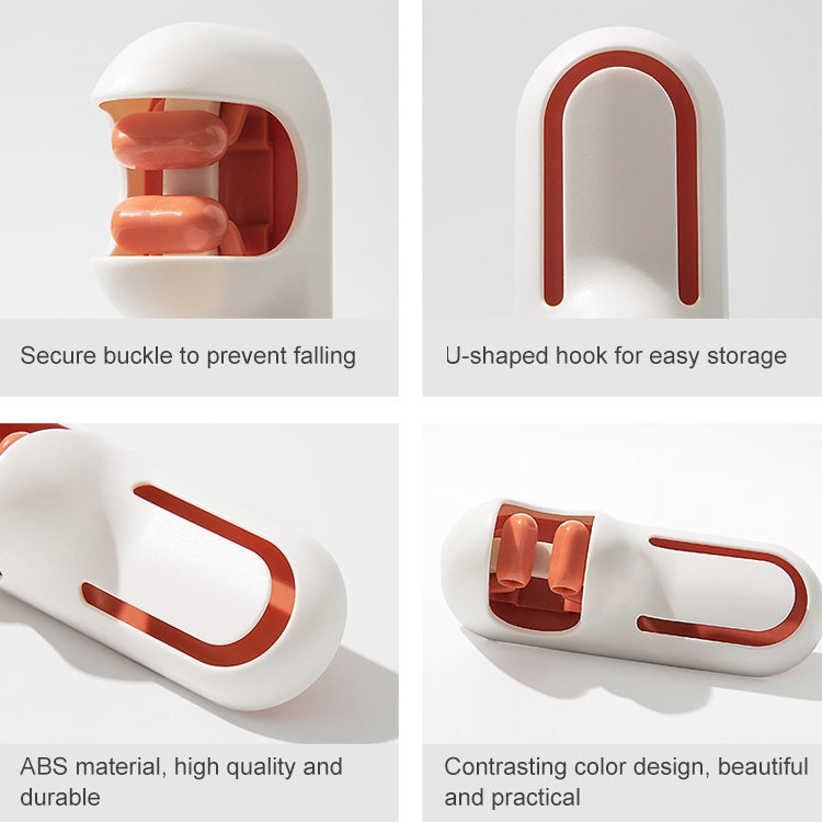 Bathroom Toilet Mop Clip Wall-Mounted Rack Broom Mop Hook