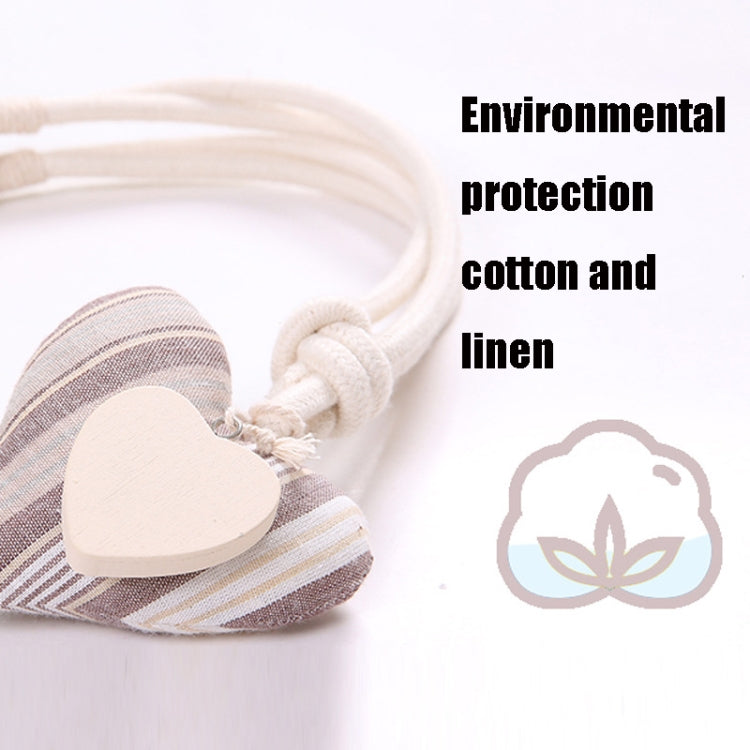 A005 Cotton And Linen Curtain Magnet Bandage Free Perforated Tassel Curtain Buckle