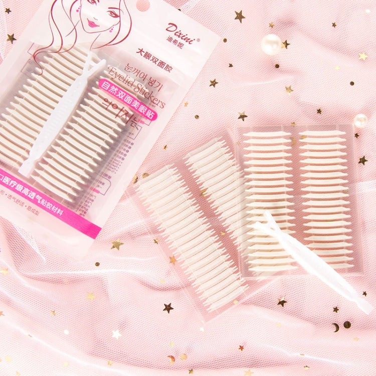 Dixini Double-Sided Double Eyelid Stickers Long-Lasting Invisible Waterproof Seamless Lace Beauty Eye Stickers