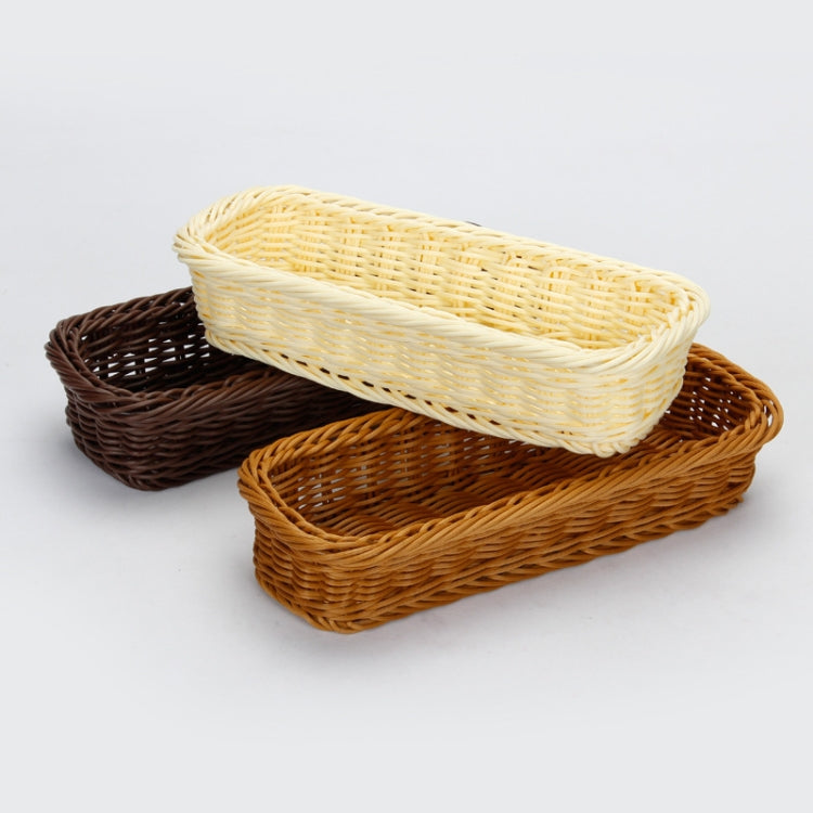 Rattan Woven Basket Cutlery & Fork Storage Basket