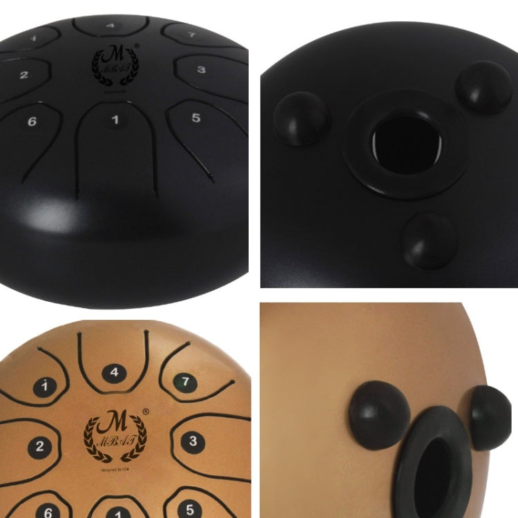 MEIBEITE 5.5-Inch C-Tune Sanskrit Drum Steel Tongue Empty  Worry-Free Drum