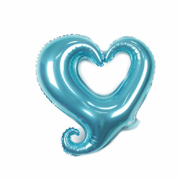 50 PCS Hollow Aluminum Heart Balloons for Wedding Party Decoration
