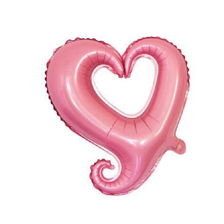 50 PCS Hollow Aluminum Heart Balloons for Wedding Party Decoration