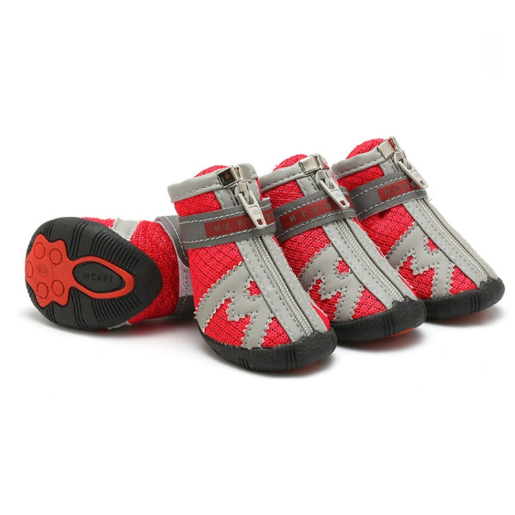 HCPET A1703 Pet Non-Slip Wear-Resistant Shoes Puppy Feet Cover