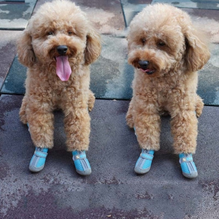 HCPET A1703 Pet Non-Slip Wear-Resistant Shoes Puppy Feet Cover