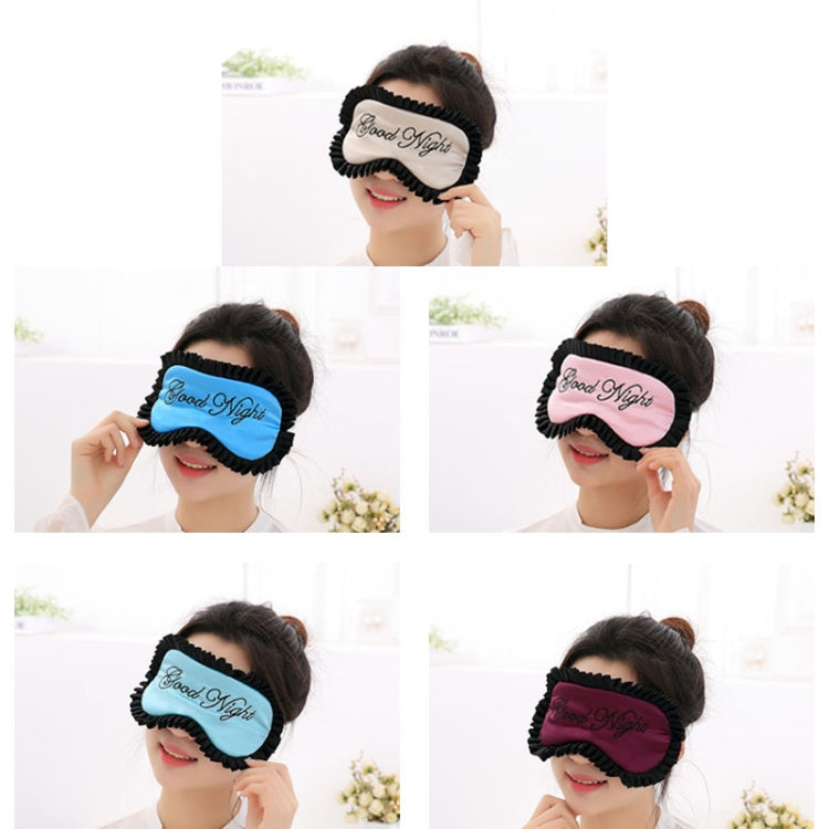 Comfortable Imitation Silk Satin Personalized Travel Sleep Mask Eye Cover