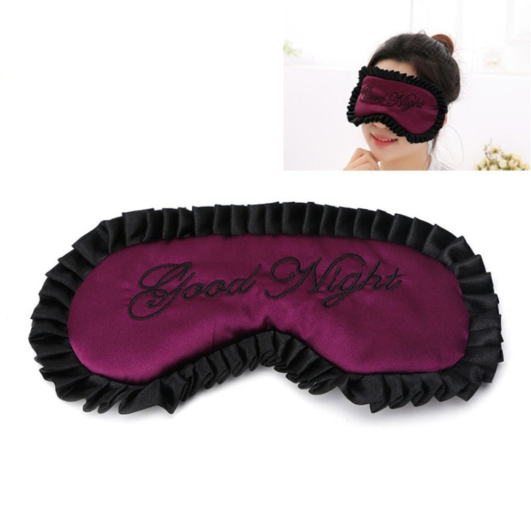 Comfortable Imitation Silk Satin Personalized Travel Sleep Mask Eye Cover