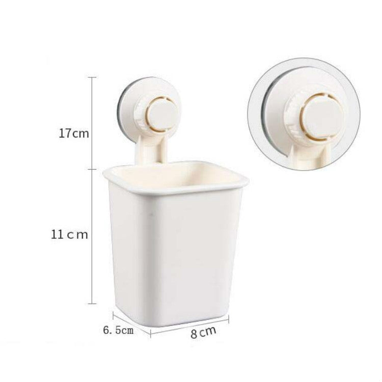 Suction Wall Toothpaste Toothbrush Holder Bathroom Shelf