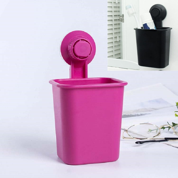 Suction Wall Toothpaste Toothbrush Holder Bathroom Shelf