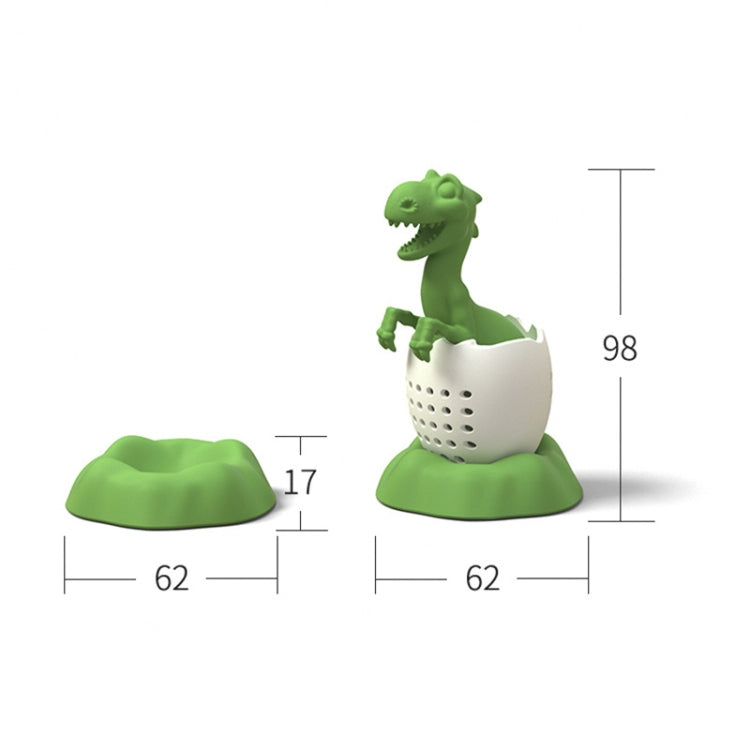 Dinosaur Baby Silicone Tea Strainer