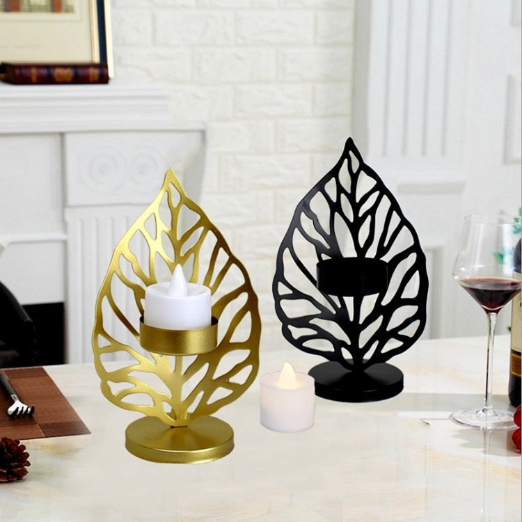 Wrought Iron Candle Holder Living Room Desktop Decoration Ornaments
