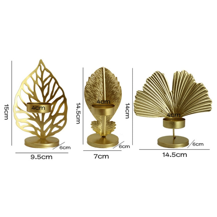 Wrought Iron Candle Holder Living Room Desktop Decoration Ornaments