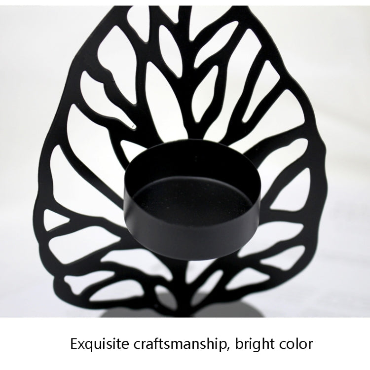 Wrought Iron Candle Holder Living Room Desktop Decoration Ornaments