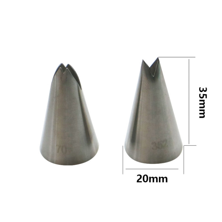 13pcs / Set Pastry Nozzles Coupler Icing Piping Tips Sets Stainless Steel Rose Cream Bakeware