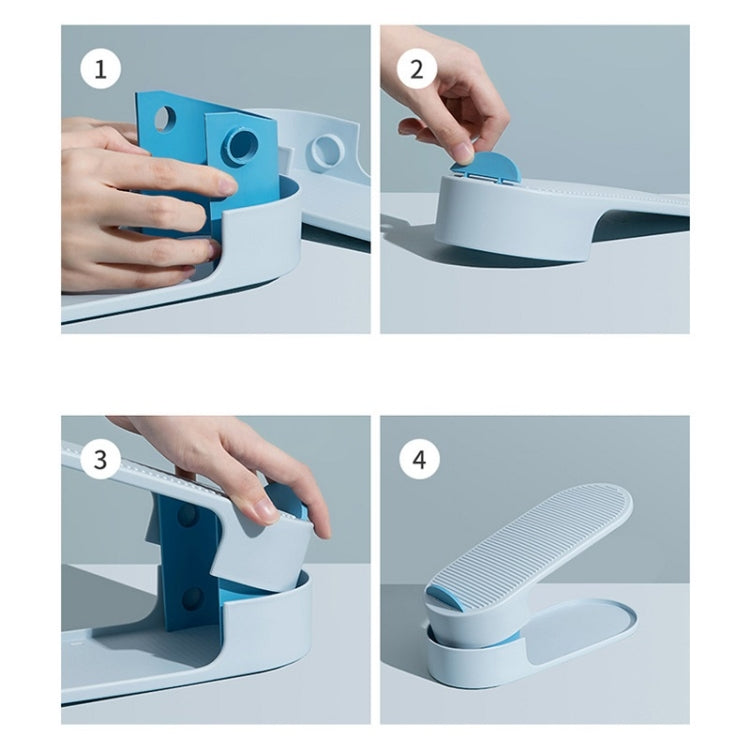 Shoe Cabinet Storage Double Adjustable Shoe Rack