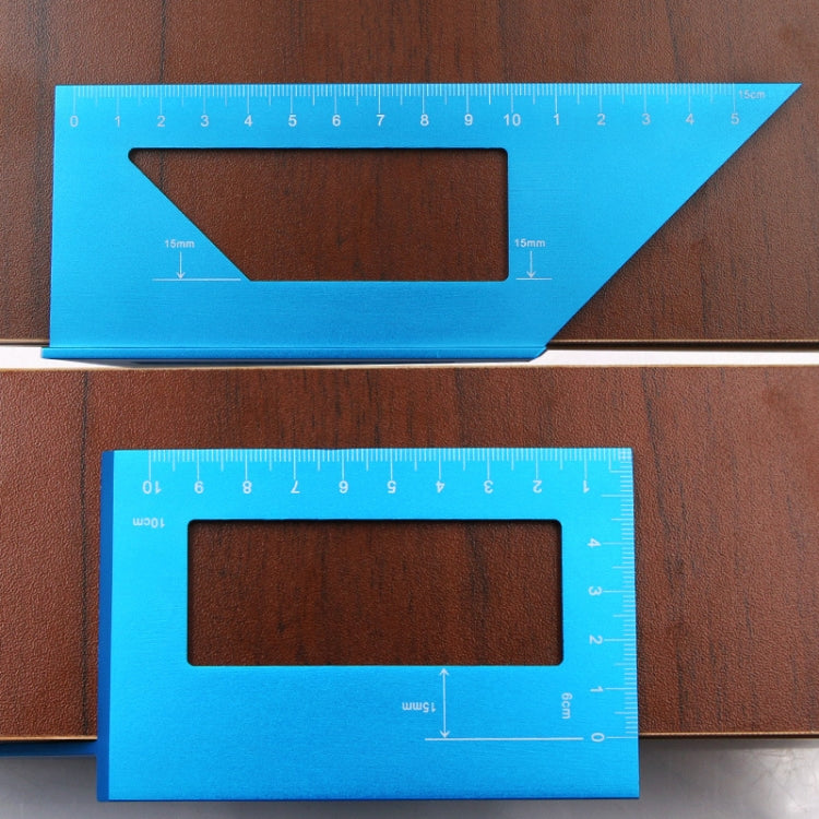 Woodworking T-Shaped Marking Gauge Multi-Function Square Aluminum Alloy Scribe