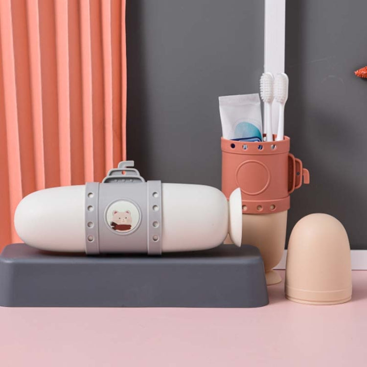 Submarine Travel Toothbrush Storage Box Portable Wash Cup