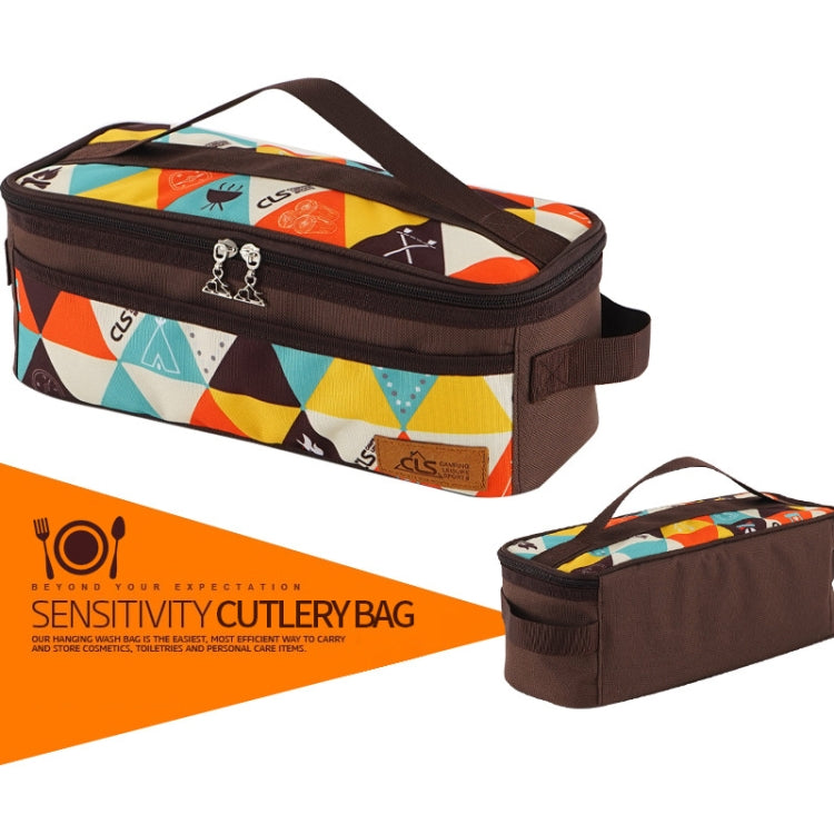 CLS Outdoor Camping Cookware Storage Bag BBQ Tableware Storage Bag Travel Portable Toiletry Bag