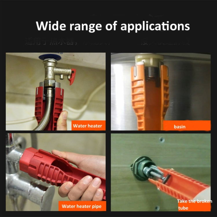 Multifunctional Sink Bathroom Wrench Plumbing Installation Tool Water Pipe Faucet Repair Removal Tool