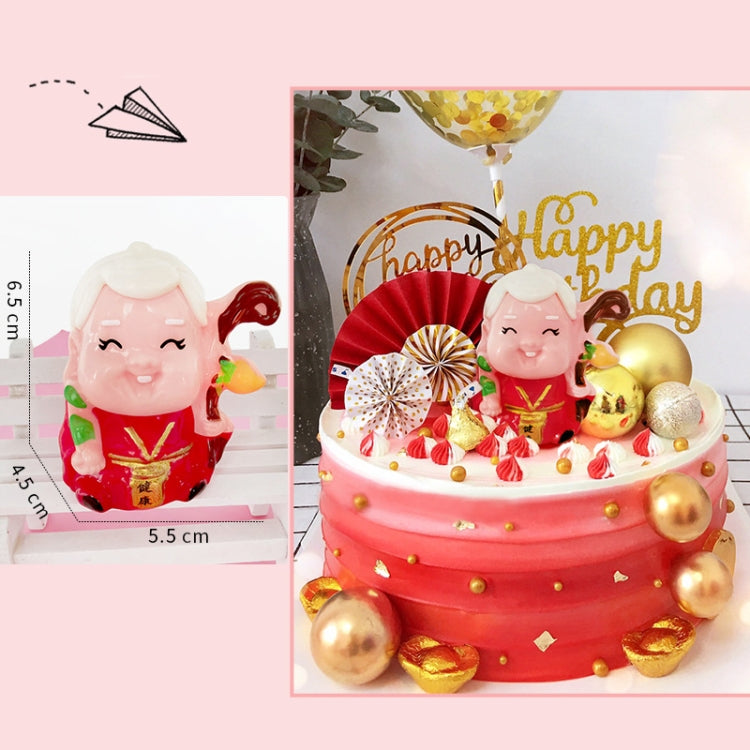 20 PCS Plastic Birthday Cake Decoration Cartoon Doll Baking Decoration