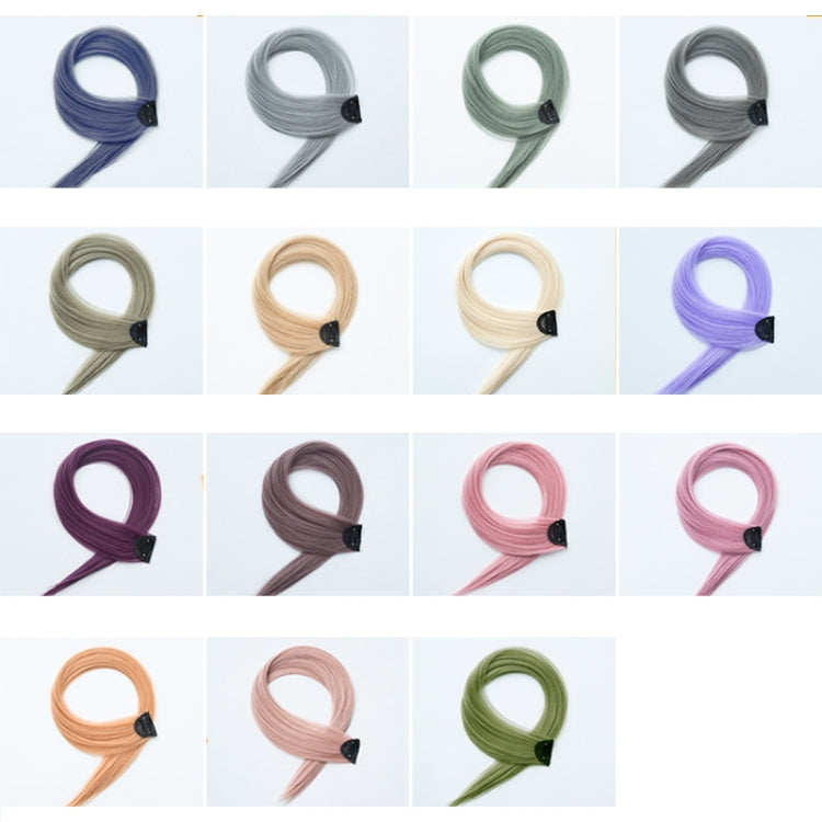 5 PCS Color Highlighting Hair Extension Piece One-Piece Invisible Seamless Hair Extension Piece