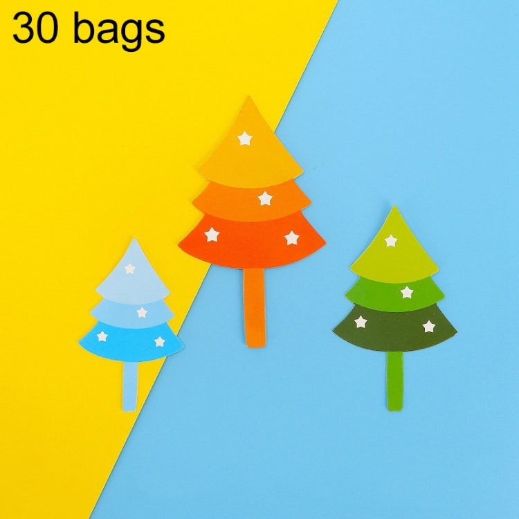 30 Bags Forest Tree Cake Insert Card Flag Insert Baking Decoration Birthday Cake Card Insert Cake Decoration