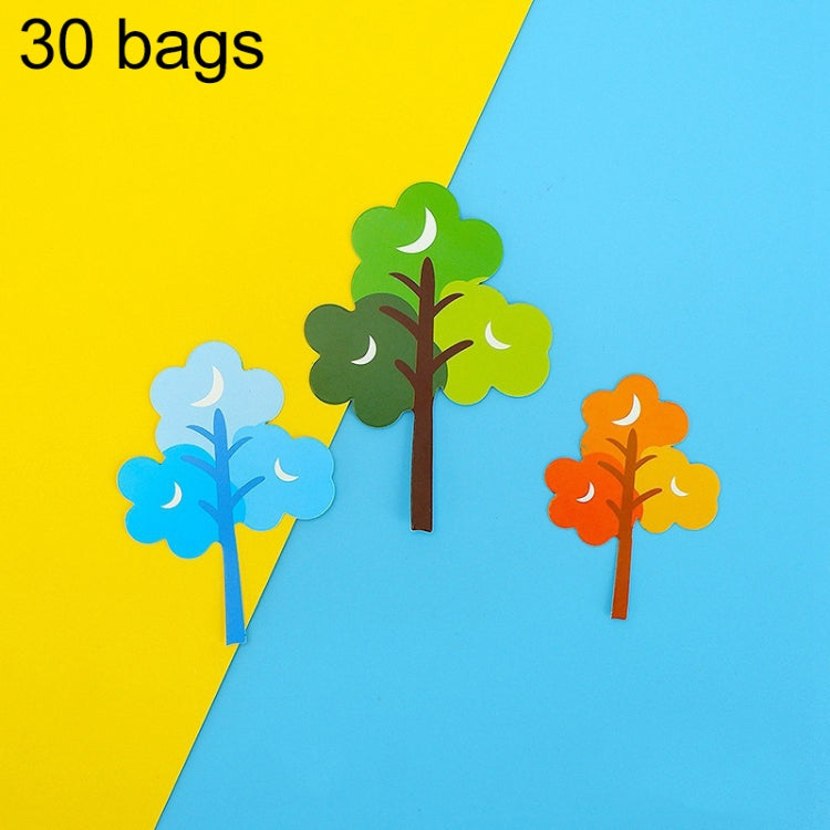 30 Bags Forest Tree Cake Insert Card Flag Insert Baking Decoration Birthday Cake Card Insert Cake Decoration