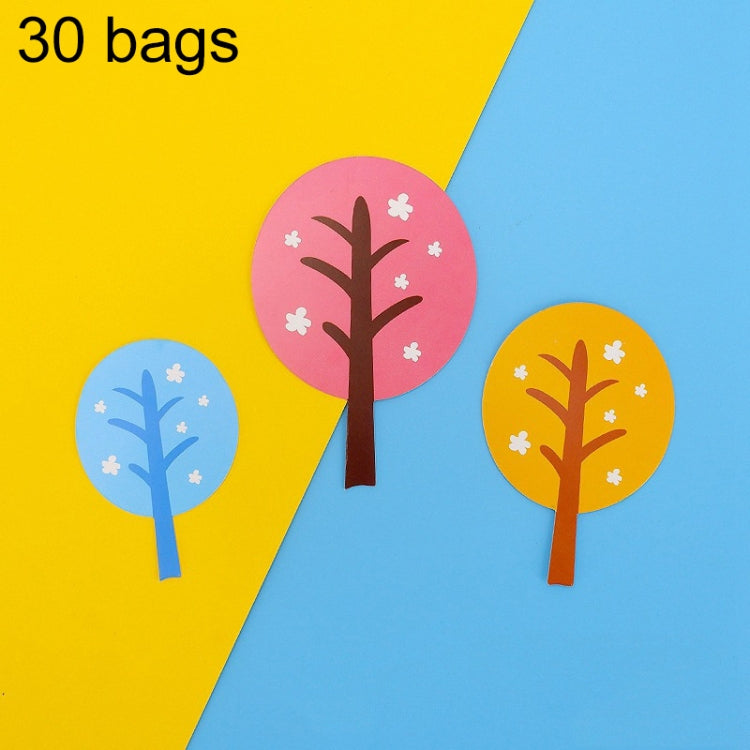 30 Bags Forest Tree Cake Insert Card Flag Insert Baking Decoration Birthday Cake Card Insert Cake Decoration