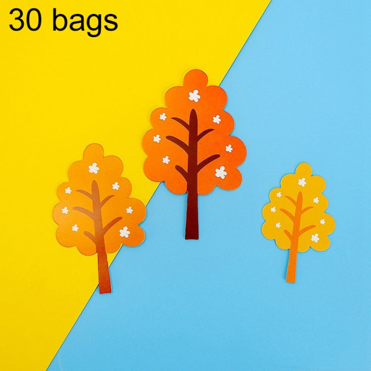 30 Bags Forest Tree Cake Insert Card Flag Insert Baking Decoration Birthday Cake Card Insert Cake Decoration
