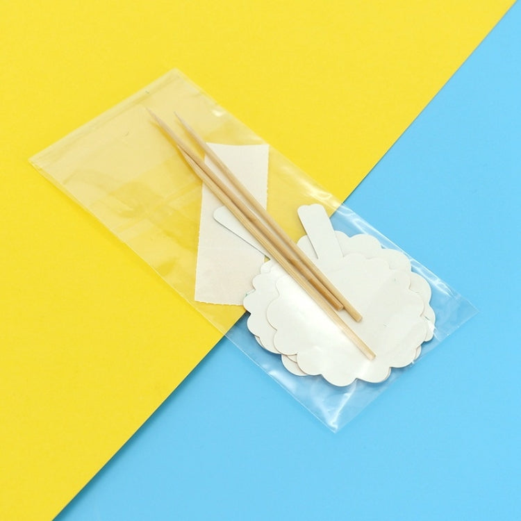 30 Bags Forest Tree Cake Insert Card Flag Insert Baking Decoration Birthday Cake Card Insert Cake Decoration