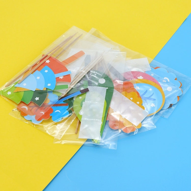 30 Bags Forest Tree Cake Insert Card Flag Insert Baking Decoration Birthday Cake Card Insert Cake Decoration