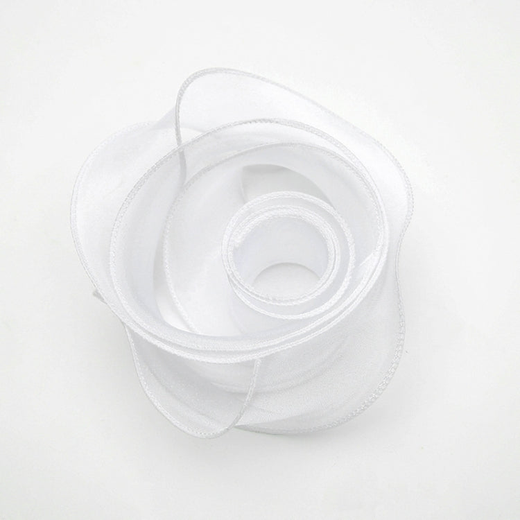 2 PCS Fishtail Yarn Ribbon Flower Packaging Material Snow Yarn Ribbon